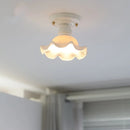 Axyaa Ceramic Copper LED Ceiling Light Modern Lamp for Home Decor