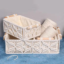 Axyaa Cotton Rope Organizer Box for Desktop, Toys, Keys, Snacks, and Sundries