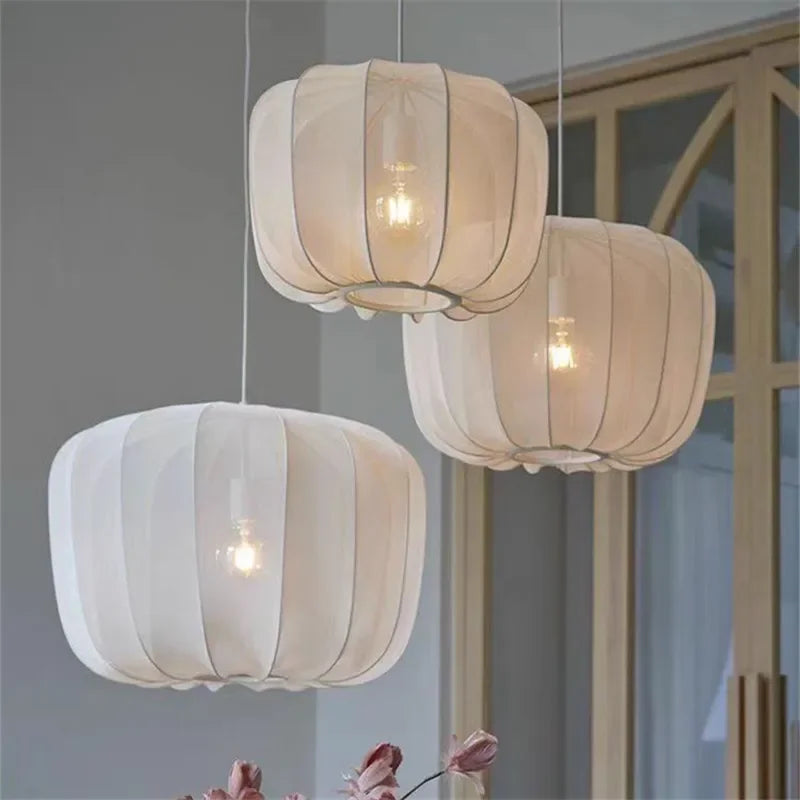 Axyaa Wabi Sabi Lantern Pendant Lamp for Living Room, Bedroom, and Aisle