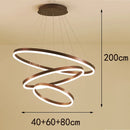 Axyaa Modern LED Chandelier Pendant Ceiling Light for Dining Room