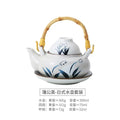 Axyaa Ceramic Teapot: Retro Style, Ideal for Seafood Soup, Creatively Designed.