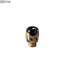 Axyaa Gold Crack Texture Glass Vase for Desk Decoration & Floral Arrangement