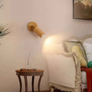 Axyaa LED Wood Wall Lamp with Pull Chain Switch for Bedroom and Bathroom Mirror