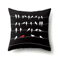 Axyaa Charms Bird Animal Pillowcase for Home Decoration
