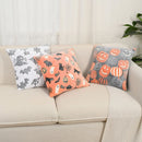 Axyaa French Velvet Halloween Pillowcase Cojines - Luminous Sofa Headboard Cushion Cover