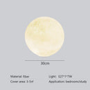 Axyaa Nordic Moon LED Floor Lamp PE Material Modern Design for Bedroom Living Room