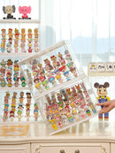 Axyaa Collectible Figures Display Stand Case for Toys & Dolls - Large Capacity & Dust-proof