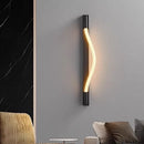 Axyaa Minimalist Silicone Musical Note Wall Lamp with Copper Finish