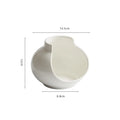 Axyaa Vase-Shaped Ceramic Dessert Plate for Stylish Dining