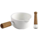 Axya Ceramic Garlic Masher Mortar Grinder for Home Kitchen GrindingH