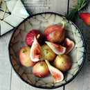 Axya Ceramic Noodle Soup Bowls - Fission Pattern - Large Vegetable Bowls