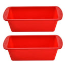 Axyaa Silicone Rectangular Toast Baking Mold Set - Easy Release Oven Tray