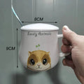 Axyaa Cartoon Ceramics Mug: Cute Coffee Milk Tea Cup Drinkware Gift