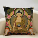 Axyaa Religious Culture Art Linen Pillowcase 45X45CM Home Decor