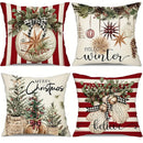 Merry Christmas Pillowcase by Axyaa for Home Living Room Sofa Decor
