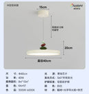 Axyaa Medieval Restaurant Pendant Light: Modern Nordic M Bean Flying Saucer Suspension Lamp