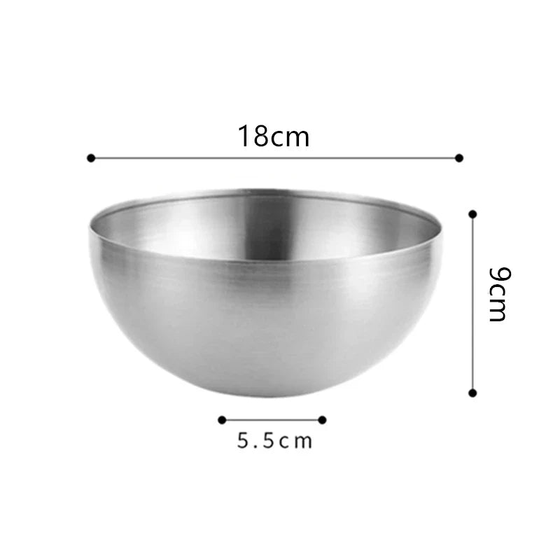 Axyaa Stainless Steel Ramen Bowl - Stylish Kitchen Tableware and Utensil