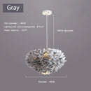 Axyaa Feather Pendant Lamp: Nordic Modern, Romantic, and Creative Bedroom Lighting