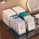 Axyaa Expandable Belt Organizer with Dividers: Clear Snack Storage Box