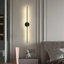 Axya Linear Tube LED Wall Lamp Up Down Black Sconce