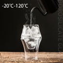 Axya Double-layer Glass Cup Set Clear Mug Anti-scalding Espresso Tea Wine