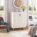 Axyaa Shoe Cabinet: 20-Pair Modern Shoe Storage with Doors