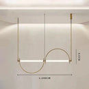Axyaa LED Chandeliers for Living Room, Office, Bedroom - Minimalist Design