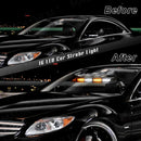 Axyaa 16 LED Car Strobe Emergency Light Bar in Red Blue Amber White