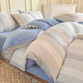 Axyaa Solid Purple Bedding Set: Soft Polyester Cover Set for Twin Queen Full Size