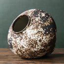 Axyaa Retro Chinese-style Porcelain Flower Vase Set - Earthenware & Kiln-transformed Accessories