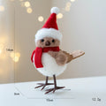 Axyaa Plush Bird & Bear Couple Christmas Tree Hanging Decor