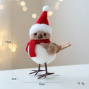 Axyaa Plush Bird & Bear Couple Christmas Tree Hanging Decor