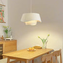 Axyaa Minimalist LED Fabric Chandelier for Home Decoration