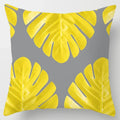 Axyaa Yellow Flower Pillowcase for Home Sofa Lumbar Cushion
