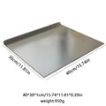 Axyaa Stainless Steel L-Shaped Folding Chopping Board: Double-Sided Kitchen Tool for Cutting and Kneading