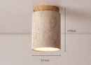 Axyaa Stone Travertine LED Chandelier: Elegant Marble Lighting for Home Décor