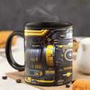 Axyaa Camera Enthusiast 11oz Black Ceramic Funny Coffee Mug - Ideal Birthday Gift
