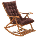 Axyaa Outdoor High-Back Chair Cushion // Non-Slip Sun Lounger Pad // Washable Garden Seat Pillows