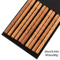 Axyaa Bamboo Sushi Chopsticks Set - Non-slip Retro Style Tableware