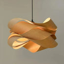 Axyaa Wooden Pendant Light for Living Room Bedroom Southeast Asian Restaurant