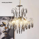 Axyaa Crystal E14 LED Pendant Lights: Romantic, Luxury, Art Decor Suspended Lamp