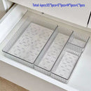 Axyaa Makeup Vanity Drawer Organizer Trays - Stackable 4-Size Bins for Cosmetics