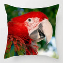 Colorful Parrots Decorative Cushion Cover by Axyaa - 45x45cm