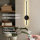 Axyaa 50CM Rechargeable LED Wall Lamp with Removable Sconces for Bedroom and Living Room