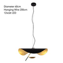 Axyaa Lotus Leaf Art LED Pendant Chandelier for Restaurant, Bedroom, and Clothing Store