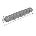 Axyaa Plastic Suction Cup Hook Bathroom Towel Rack - Strong Suction Power