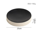 Axyaa Ceramic Cylindrical Plate Set Ideal for Pasta, Desserts, Snacks, Steaks, Sushi, and Molecular Cuisine