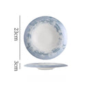 Axyaa Circular Ceramic Plate Set for Molecular Cuisine and Restaurant Tableware