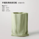 Axyaa Cream Ceramic Vase for Elegant Home Decor & Flower Arrangement