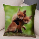 Axyaa Fox Pillowcase for Home, Office, Car Decor